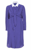 CARVEN - Retro Blue Floral Dress - Designer Dress hire 