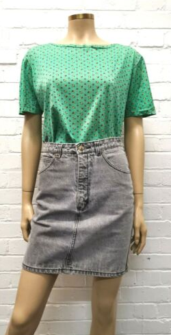 Celine Vintage 80s T shirt Girl Meets Dress