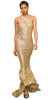 AMANDA WAKELEY - Niara Scuba Gown Sand - Designer Dress hire 