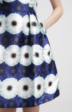 CHI CHI LONDON - Blue Flower Dress - Designer Dress hire 