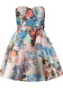 MARKUS LUPFER - Arctic Flower Crepe Dress - Designer Dress hire 