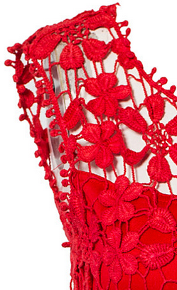 Crochet Babydoll Dress Red Girl Meets Dress Crochet Babydoll Dress Red Girl Meets Dress