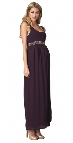 CRAVE MATERNITY - Purple Maternity Dress - Designer Dress hire 