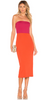 CHI CHI LONDON - Red Lace Raye Dress - Designer Dress hire 