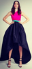 Self Portrait - Black Bow Midi Dress - Designer Dress hire 