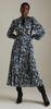 KAREN MILLEN - Abstract Snake Midi Dress - Designer Dress hire