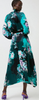KAREN MILLEN - Drama Floral Satin Maxi - Designer Dress hire