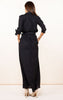 DANCING LEOPARD - Dove Dress Black - Designer Dress hire