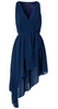 HOTSQUASH - V Sequin Silver Gown - Designer Dress hire 