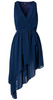 GINA BACCONI - Clarabelle Lace Dress Blue - Designer Dress hire