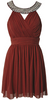 GINA BACCONI - Clarabelle Lace Dress Blue - Designer Dress hire