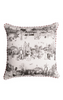 Emily Humphrey - Rose Trellis Cushion - Designer Dress hire