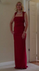 NICOLE MILLER - Felicity Gown Red - Designer Dress hire