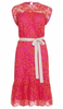 CHI CHI LONDON - Red Lace Raye Dress - Designer Dress hire 