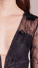 FOR LOVE & LEMONS - Daisy Black Lace Gown - Designer Dress hire