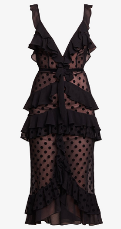 For love and lemons dotty midi dress store