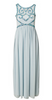 QUIZ - Navy Sequin Mermaid Gown - Designer Dress hire 