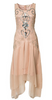 AX PARIS - Chiffon Strapless Jewel Dress - Designer Dress hire 