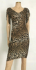 JOHN GALLIANO - Animal Print Cocktail Dress - Designer Dress hire