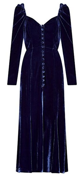 Ghost 2024 velvet dress