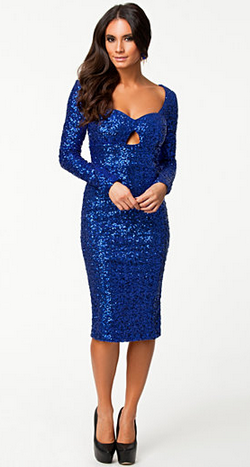 Long Sleeve Sequin Dress Blue Girl Meets Dress Long Sleeve Sequin Dress Blue Girl Meets Dress