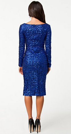Long Sleeve Sequin Dress Blue Girl Meets Dress Long Sleeve Sequin Dress Blue Girl Meets Dress