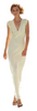 AMANDA WAKELEY - Niara Scuba Gown Sand - Designer Dress hire 