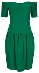 NICOLE MILLER - Green Cocktail Dress - Designer Dress Hire
