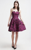 HALSTON HERITAGE - Boysenberry Dress - Designer Dress hire