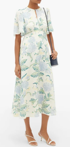 BEULAH - Gardenia Floral Dress - Designer Dress hire 