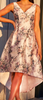 CHI CHI LONDON - Floral Dip Hem Dress - Designer Dress hire