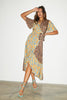 DANCING LEOPARD - Dove Dress Mint Ditsy Leopard - Designer Dress hire 