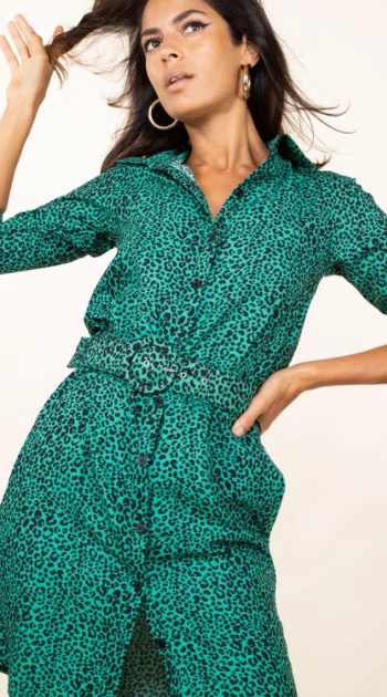 Jonah Mini Dress Green Leopard | Rent Dancing Leopard Dress hire UK Girl Meets Dress Jonah Mini Dress Green Leopard | Rent Dancing Leopard Dress hire UK Girl Meets Dress
