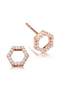 ASTLEY CLARKE - Honeycomb Diamond Stud Earrings - Designer Dress hire