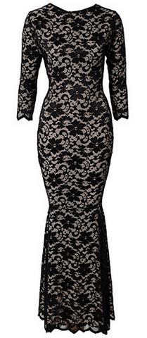 HONOR GOLD - Faye Maxi Dress Black - Designer Dress hire 