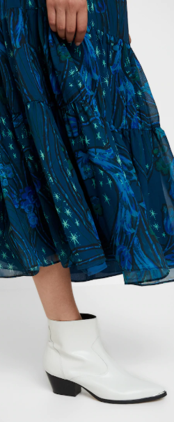Hope & ivy mirror print midi dress discount