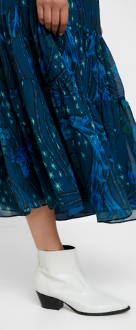 Hope and ivy mirror print midi dress outlet