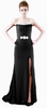 QUIZ - Green Bardot Lace Fishtail Gown - Designer Dress hire 