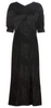 CLUB L - Flocked Fishtail Maxi Dress - Designer Dress hire
