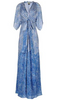 BEULAH - Sabitri Red Roses Dress - Designer Dress hire