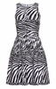 BALENCIAGA - Monochrome Silk Dress - Designer Dress hire 