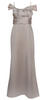 ADRIANNA PAPELL - Night Plum Floral Gown - Designer Dress hire