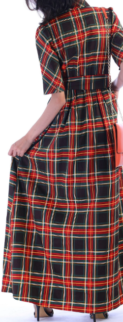 Jolie Moi black tie dress hire Tartan dress Girl Meets Dress