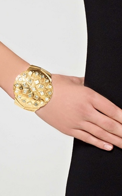 Mayan Cuff Gold Wash