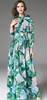 KAIMILAN - Hydrangea Print Maxi Dress - Designer Dress hire