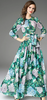 KAIMILAN - Hydrangea Print Maxi Dress - Designer Dress hire