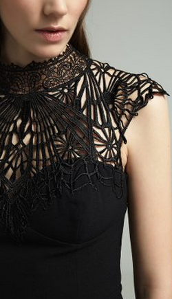LIPSY - Black Lace Jumpsuit - Designer Dress hire 