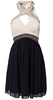 HALSTON HERITAGE - Black Cocktail Dress - Designer Dress hire 