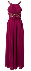 LITTLE MISTRESS - Maxi Purple Dress - Designer Dress Hire