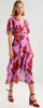 LOST INK - Rose Pleated Dress - Designer Dress hire